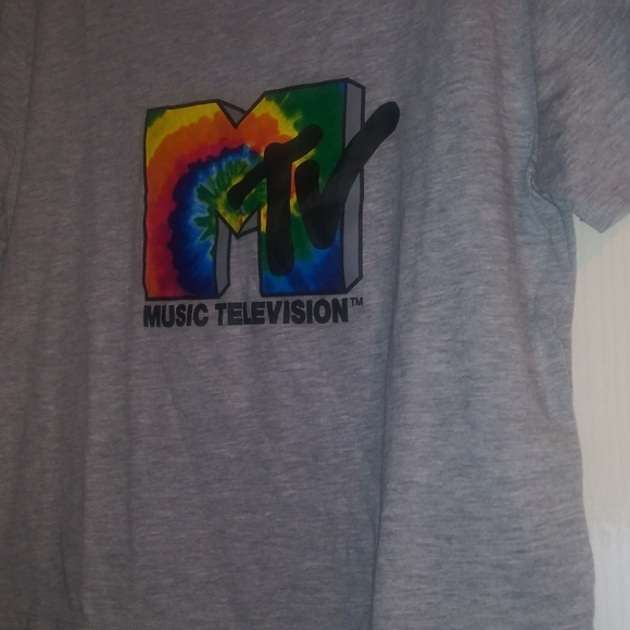 Ladies MTV Crop Top Tee Shirt Medium - Picture 5 of 6